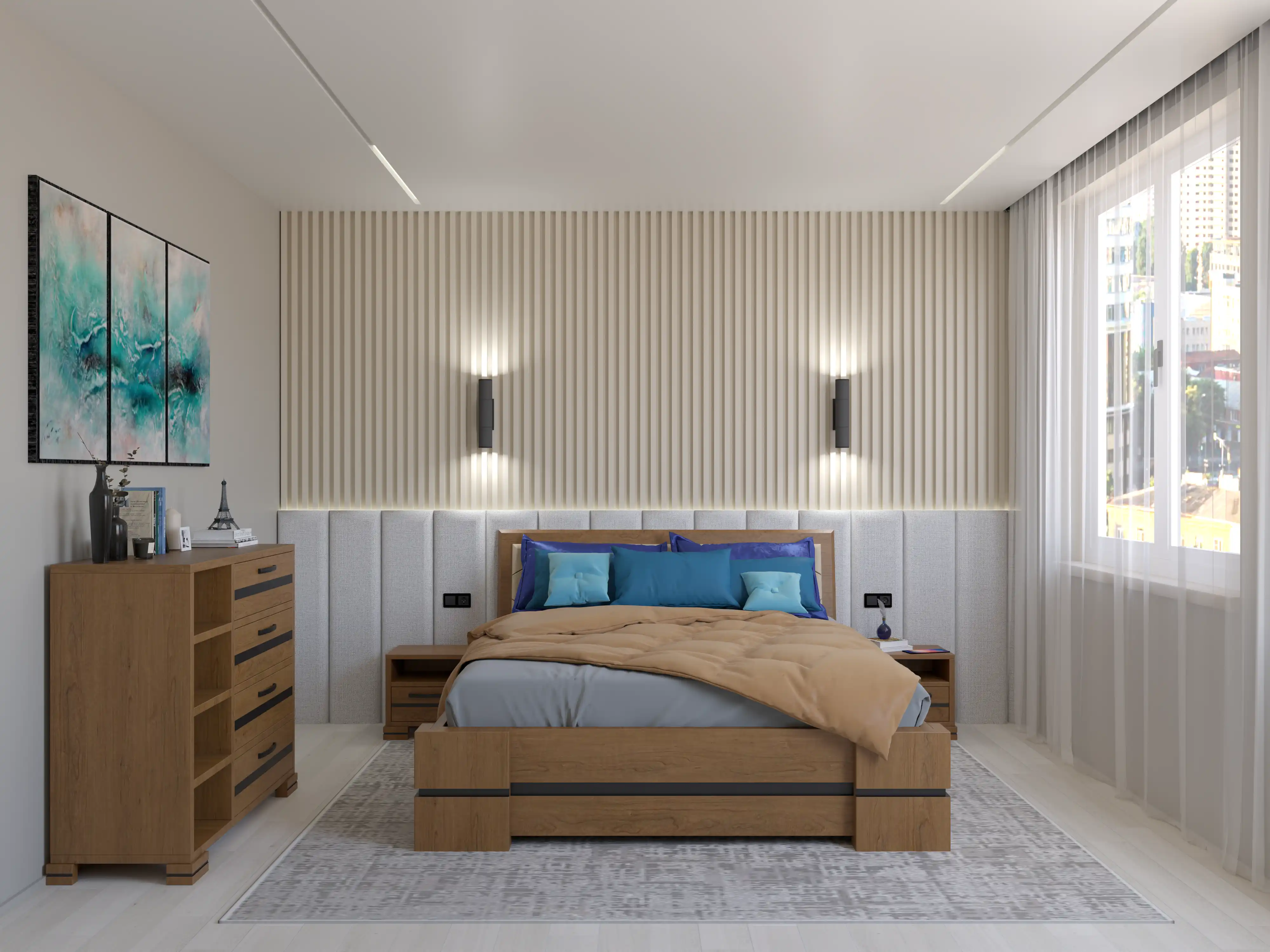 Massivholz Möbel Detailansicht - Holzmaserung und Verarbeitung