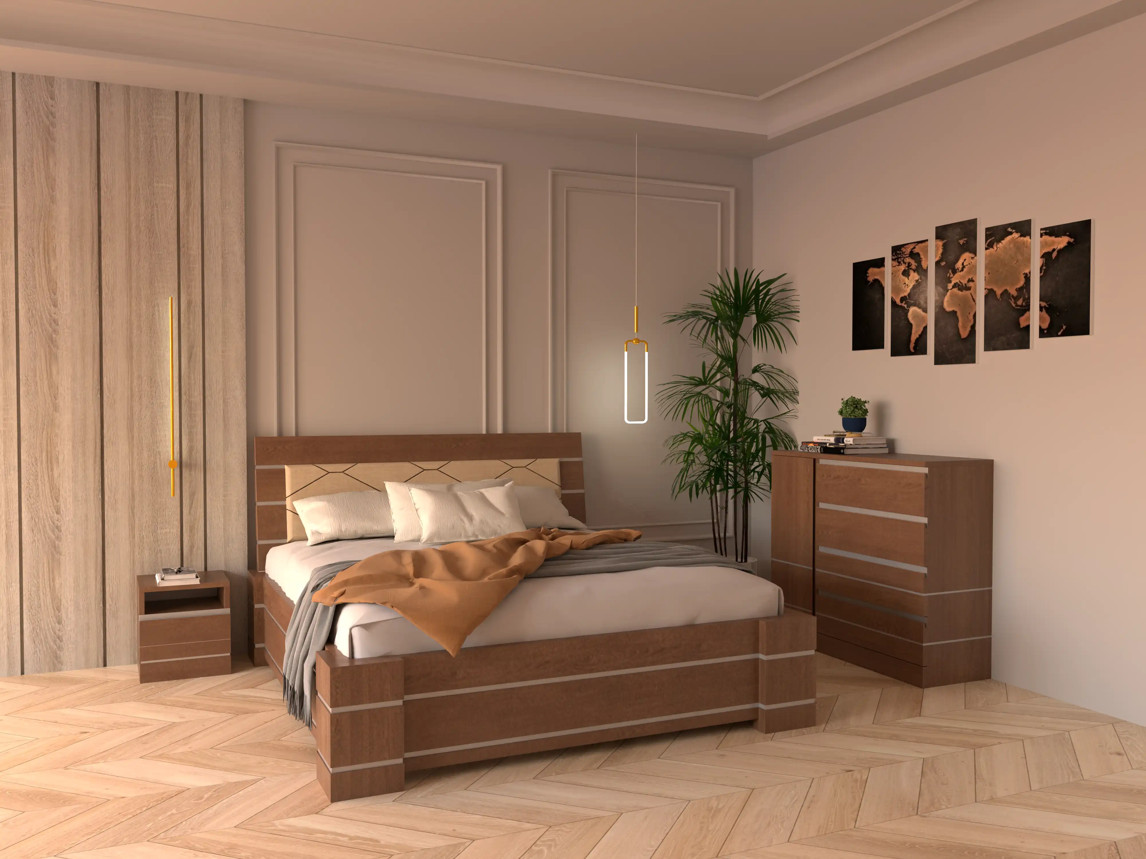 Handgefertigtes Bett aus Massivholz Wien - Schlafzimmer Inspiration